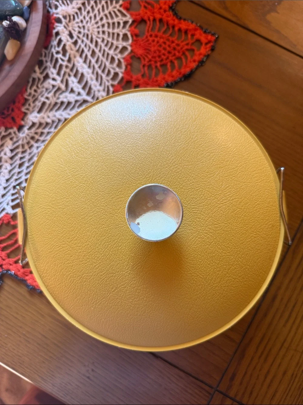 Vintage Sunfrost Therm-O-Ware Mustard Yellow Insulated Ice Bucket MCM